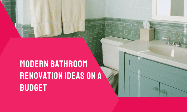 Modern Bathroom Renovation Ideas on a Budget
